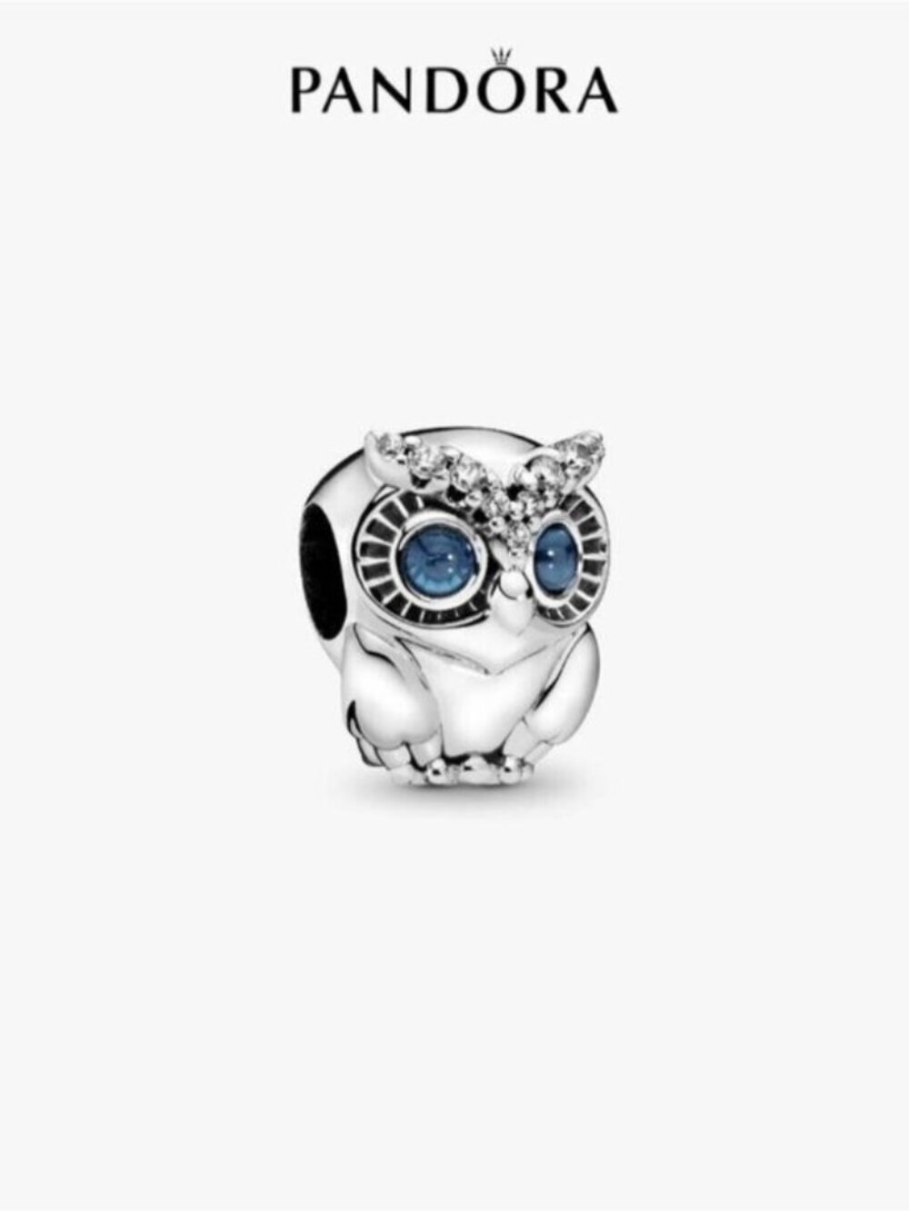 Pandora Sparkling Owl Charm